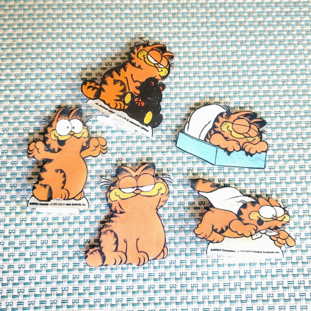 Garfield Shrinky Dink 70s Vintage Toy